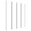 Five black poles of varying heights are arranged vertically against a white background. Produktbild-Vorschau