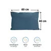 Komfortec 100% Baumwolle Kissenbezüge 2er Set 40x60 cm, Produktbild-Vorschau 3