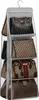 A hanging organizer for handbags with multiple compartments, displaying several handbags inside. Produktbild-Vorschau