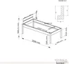 TUGA-Holztech Pfostenbett (Fichte) "Daybett" Massivholz 90 Produktbild-Vorschau 4