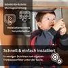 A young boy is installing a water filter under a sink. Produktbild-Vorschau