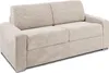 Schlafsofa mit Matratze 3-Sitzer - Cord - Beige - Produktbild-Vorschau 4