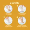 Scholl DE Care Scholl ExpertCare Intensiv pflegende  Fußmaske in Socken –  Nährende Maske  mit 3 wertvollen Ölen Podgląd zdjęcia produktu
