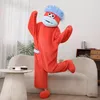 Roter Monster Onesie Erwachsene - Plüsch Jumpsuit & Kostüm Produktbild-Vorschau 2