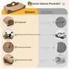 Gimars XXL Krabplank voor katten, 78 cm, met een design dat Productafbeelding-voorbeeld 7