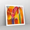 Poster - Poster ohne Rahmen - Abstraktion modern - 60x60 cm Produktbild-Vorschau 7