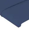 vidaXL Kopfteil Blau 100x5x78/88 cm Stoff Produktbild-Vorschau 4