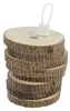 Untersetzer - braun - 8 Stuck - 8 cm - Holz - Untersetzer Produktbild-Vorschau 2
