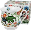 Becher, Porzellanbecher, Folk, Traditionell, Polen 470 ml Produktbild-Vorschau 2