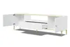 Armoire TV PETRA 180 cm 2D1S BLANC MATTE avec pieds Voir les images du produit 2