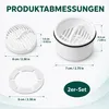 4 Stück Duschablauf Haarsieb Set für Viega Tempoplex, ideal Produktbild-Vorschau 7