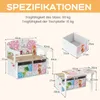COSTWAY 3-in-1 Kinder Tisch & Stuhl-Set mit 2 abnehmbaren Produktbild-Vorschau 7