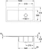 Villeroy & Boch Keramikspüle 336101KG, Subway Style 60 Produktbild-Vorschau 6