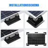 6-teilig ABS Solarpanel Montage halterung Ecke für Produktbild-Vorschau 5