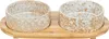 TRIXIE Napf-Set, Keramik/Bambus - weiß/hellbraun - 2 × 0,3 Produktbild-Vorschau 2