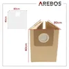 AREBOS 5x sacchetti per aspirapolvere industriali da 1600 W Anteprima dell’immagine prodotto 4