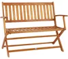 CASARIA® Gartenbank Sitzbank Wetterfest Holz Klappbar Produktbild-Vorschau 1