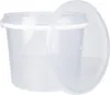 Kunststoffeimer mit Deckel 4L | PP | rund | Transparent 50 Produktbild-Vorschau 5
