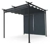 Blumfeldt Pergola 3x3 m - Wetterfestes Polyesterdach, Produktbild-Vorschau 1