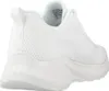 A white sneaker shown from the back. Anteprima dell’immagine prodotto