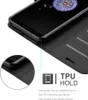 A close-up view of a black phone case with a phone inside, highlighting its features. Anteprima dell’immagine prodotto