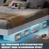 Schwebendes Doppelbett 180x200 cm mit RGB LED, Produktbild-Vorschau 4