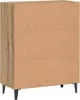 vidaXL Sideboard Artisan-Eiche 70x34x90 cm Holzwerkstoff Produktbild-Vorschau 7