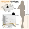 Set di 2 comodini FCH con 2 cassetti, comodini moderni per Anteprima dell’immagine prodotto 2