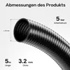 Wiltec Druck- und Saugschlauch 5m Teichschlauch 38mm 420g/m Produktbild-Vorschau 3