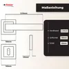 DOMINO Türgriff Drückergarnitur BB-Buntbart Set | Produktbild-Vorschau 4