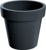 Kvetináč Kvetináč XXL Ø 80 cm antracitový okrúhly Náhľad obrázku produktu 9
