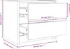 vidaXL Nachttisch 40x31x35,5 cm Massivholz Kiefer Produktbild-Vorschau 8