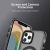 A close-up marketing image of a phone case, highlighting screen and camera protection. Anteprima dell’immagine prodotto