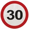 Serviette Verkehrsschild 30 Jahre 20 stk Produktbild-Vorschau 2