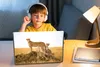 MuchoWow® Laptop Aufkleber Sticker Cover Gepard - Gras - Produktbild-Vorschau 3