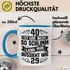 40. Geburtstag Frauen Geschenk Tasse 40 Ist Gar Nicht So Produktbild-Vorschau 3