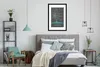 MuchoWow® Gerahmtes Poster Bangkok - Blau - Karte - Produktbild-Vorschau 7