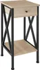 Odkládací stolek Dayton 35x35x70,5 cm - Průmyslové dřevo Náhled obrázku produktu 10