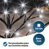MONZANA® Arbre lumineux 220 LED 220 cm minuterie 8 modes de Voir les images du produit 3