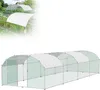 XINZI Profi-Hühnerstall 3x8m – Metall-Freilaufgehege mit Produktbild-Vorschau 1