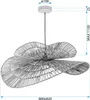 TOOLIGHT Boho Hängende Deckenlampe App1738-1Cp 80Cm Produktbild-Vorschau 12