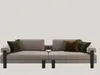 Sofa 2 Sitzer Textil Holz Modern Sofa Polster Couch Design Produktbild-Vorschau 2