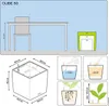 LECHUZA-Pflanzgefäß CUBE Premium 50 Weiß Hochglanz | Produktbild-Vorschau 17