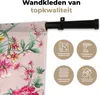 MuchoWow® Wandteppich Wandbehang Blumen - Rosa - Pastell Produktbild-Vorschau 3