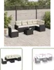 The Living Store 7-tlg. Garten-Sofagarnitur mit Kissen Produktbild-Vorschau 1