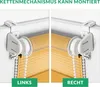 Estika Doppelrollo Klemmfix - 60 x 150 cm - Orange - Duo Produktbild-Vorschau 4