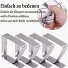 8 Stück Tischdeckenklammern Edelstahl, große Produktbild-Vorschau 2
