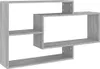 vidaXL Nástěnná police Grey Sonoma 104x20x58,5 cm výrobek Náhled obrázku produktu 1