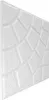 MARBET DESIGN 3D Wandpaneele Styropor Paneele weiß 50x50cm Produktbild-Vorschau 3