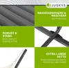 Huśtawka ogrodowa 25591, hamak, ze stelażem, z poduszkami, Podgląd zdjęcia produktu 3
